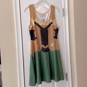 Her Universe Marvel Loki Cosplay Tank Dress Hot Topic